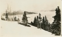 Image of From Hill back of house, winter scene